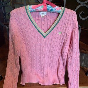 Lilly Pulitzer cable knit sweater